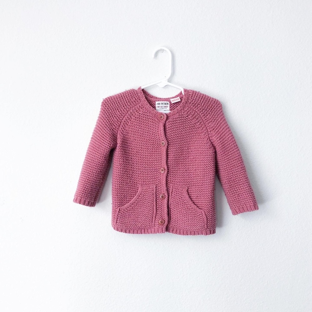 Zara knit cardigan sweater